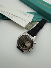 AQUASTAR Deepstar Vintage Chronograph Mk2 Valjoux23 Neuwertig Full Set