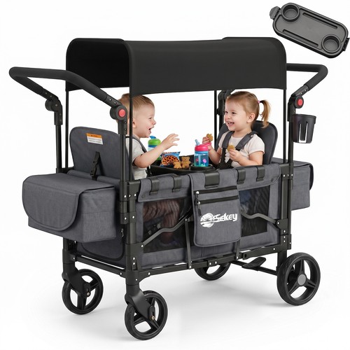 Bollerwagen faltbar mit dach - bollerwagen, 2
