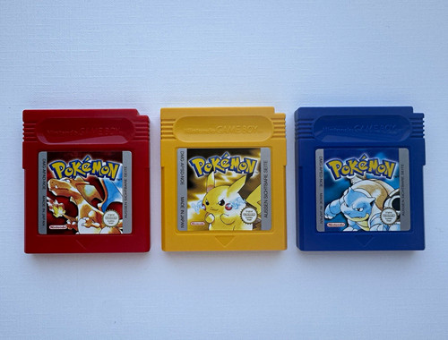 Pokémon rote blaue gelbe