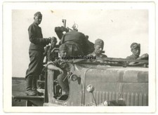 Orig. Foto Soldaten auf SdKfz