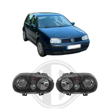 2x Design Scheinwerfer vorne links für VW Golf 4 IV 1J ab 1997 Tuning R32 Look