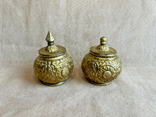 Zwei antike Döschen aus Asien - Messing, Handarbeit