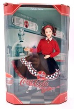 1999 Coca-Cola Diner Sweetheart Barbie Puppe / Collector Edt, Mattel 24637, NrfB
