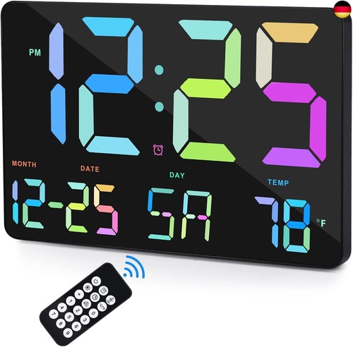 Digitale wanduhr led - 11,5",