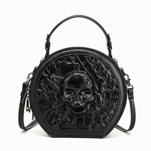 Gothic tasche mit totenkopf - mit,