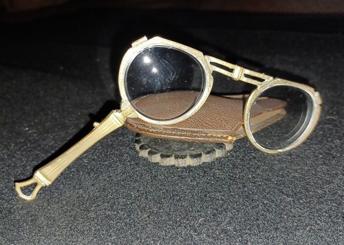 Lorgnon stielbrille mit - lorgnon,
