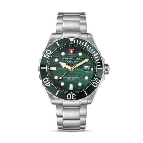 Swiss military hanowa - military, aqua