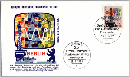 Berlin fdc 1967 - berlin,