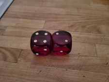 2 Stück DDR Würfel 3,4 cm x