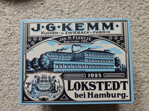 Blechdose nostalgie kemm - blechdose, j.g.