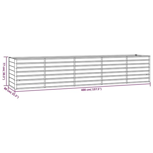 Metall garten hochbeet - metall,