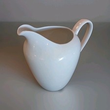 ARZBERG Kanne Krug Saftkrug Milchkrug Karaffe, elegant weiß, H 17,5 cm neuwertig