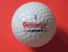 Golfball mit Logo - PATHFINDER - CROSS - Golf Logoball als Talismann Geschenk