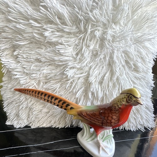 Vintage porzellan fasan figur - vintage,