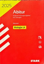 Abitur Original -Prüfungsaufgaben mit Lösungen Biologie LK Hessen Biologie LK
