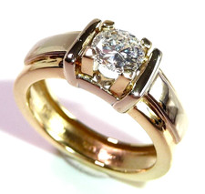 Ring 585 Gold 0.71 ct Diamant