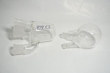 Sulfierkolben und 2 Halskolben Merhalskolben Laborkolben 