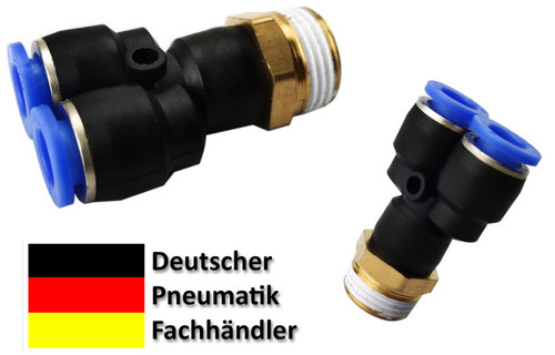 Steckverschraubung pneumatik - y-steckverschraubung,