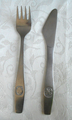 Kinderbesteck gabel messer - messer, abs