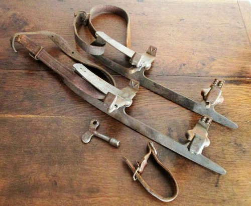 Vintage schlittschuhe der - schlittschuhe,