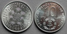 DDR 10 Mark 1973 A X. Weltfestspiele (J 1545) vz/stg