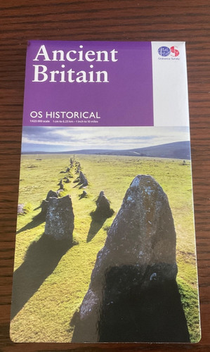 Map ancient britain - of,