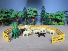 PLAYMOBIL 3412 Ergänzung Schafherde  /Schäfer  / Hund  / Zaun  / Natur / Tiere