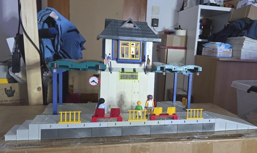 Playmobil 4302 großer bahnhof - playmobil,