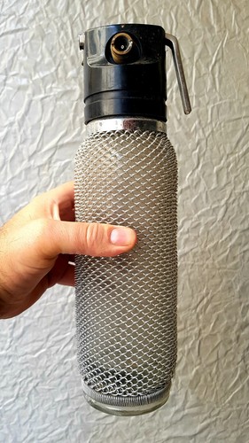 Metallnetz sodaflasche - metallnetz,