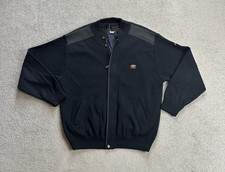 PAUL&SHARK Herren Jacke Gr XL Wolle Strickjacke Strick Yachting Logo 25803 Blau