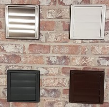 Wetterschutzgitter Edelstahl Mauerkasten Dunstabzug Ø125 Ø150 WSQLE