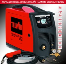 MIG/MAG Schutzgas Schweißgerät 220A Kombi Multi WIG Fülldraht MMA Technomig 215