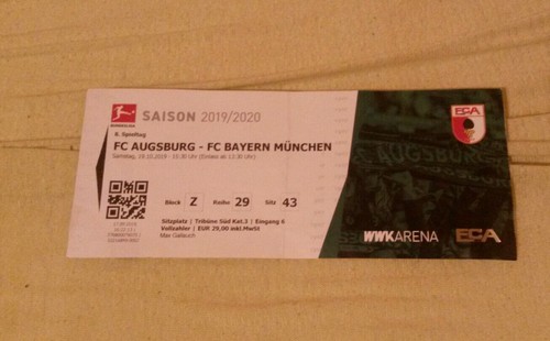 Used sammler ticket - ticket, fc