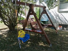 Hollywoodschaukel, massiv Holz