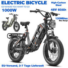 1000W eAhora Juliet Elektrofahrrad 48V 60Ah 31MPH 20Zoll E-Mountainbike 200Miles