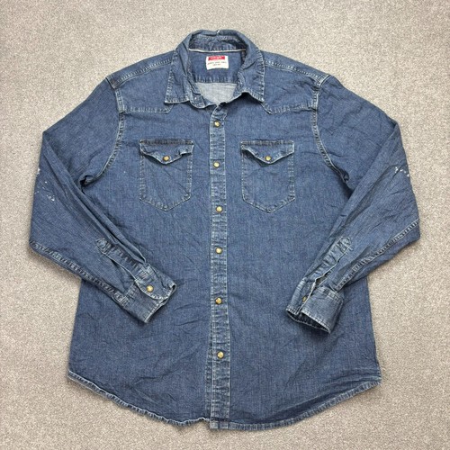 Wrangler jeanshemd erwachsene - wrangler,