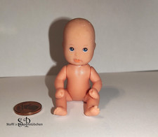Mini Baby Born unbekleidet SIMBA - Miniatur für Puppenhaus Puppenstube 1:6