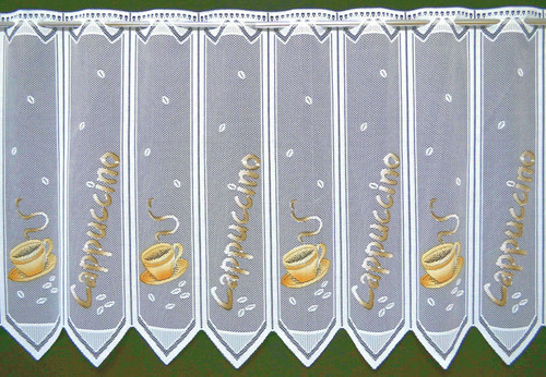 Kaffee scheibengardine - ,