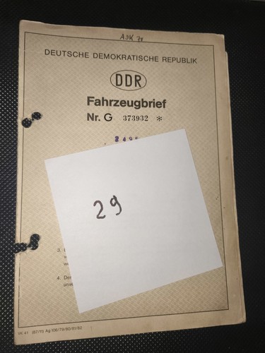Ddr kfz brief - brief, 70
