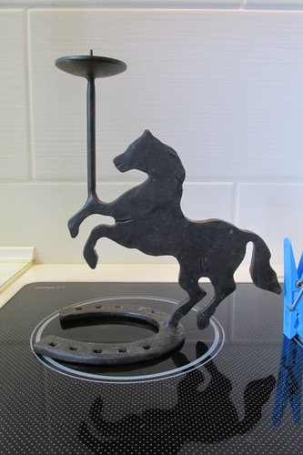 Kerzenständer pferd 18x20x9 - kerzenständer,