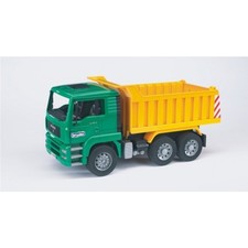 bruder Baufahrzeug Modell MAN LKW mit Kippmulde Fertigmodell Baufahrzeug Modell