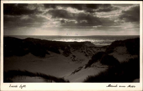 1940 sylt postkarte - postkarte, mit