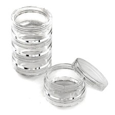 10 x 10ml Clear Stacking Screw