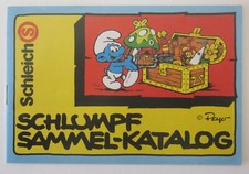 Schlumpf Sammel-Katalog - DIN-A6 - Schleich - 1980er - sehr guter Zustand