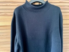 Lagenlook, dunkelblauer Pullover von frequence, EG