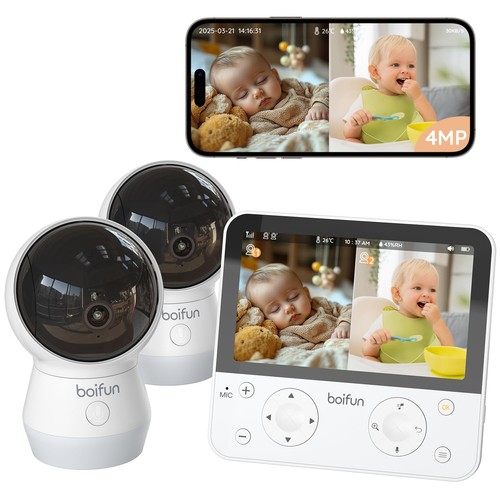 Boifun babyphone mit - babyphone, kamera