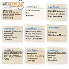 Zuglaufschild Waggonschild