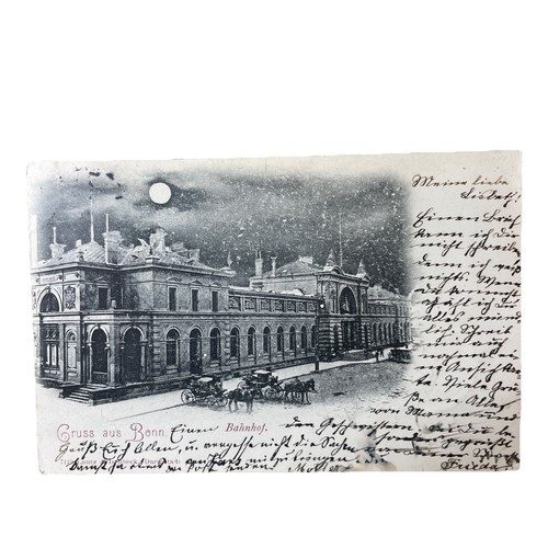 Postkarte bonn bahnhof bei - postkarte,