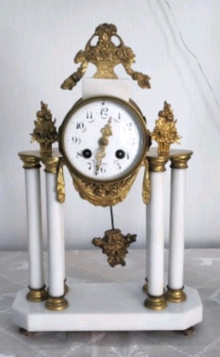 Antike kaminuhr mit - kaminuhr, 2