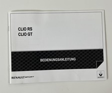 Renault Clio RS / GT 2015 - 2020 Betriebsanleitung Zusatzanleitung Deutsch